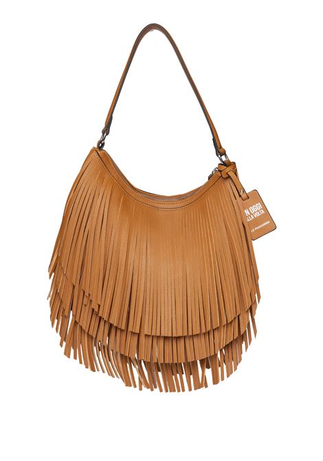 borsa a spalla fringe mini tabacco LE PANDORINE | 24XAILBUFRINGEMINI-02